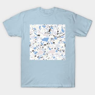 Terrazzo in Light Blue and Pastels T-Shirt